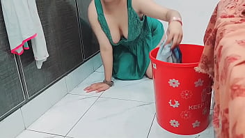 Indian maid seduces her elderly employer with a tantalizing display of her curves, leading to a passionate encounter of mutual pleasure