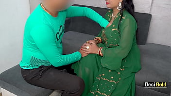 Hindi boss's private party gets wild with busty Indian woman