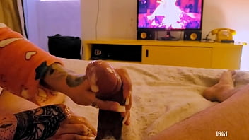 Sister teaches obedient boy how to masturbate in closeup video