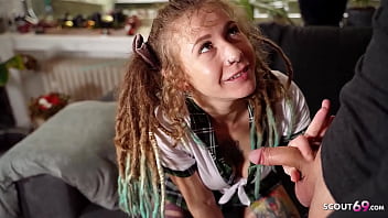 Julia Juice, the German dreadlocks girl, seduced by teacher for intense college encounter