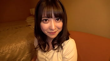 POV video of a Japanese college student with big breasts and a neat appearance engaging in homemade amateur sex